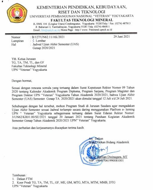 Mining Engineering Study Program